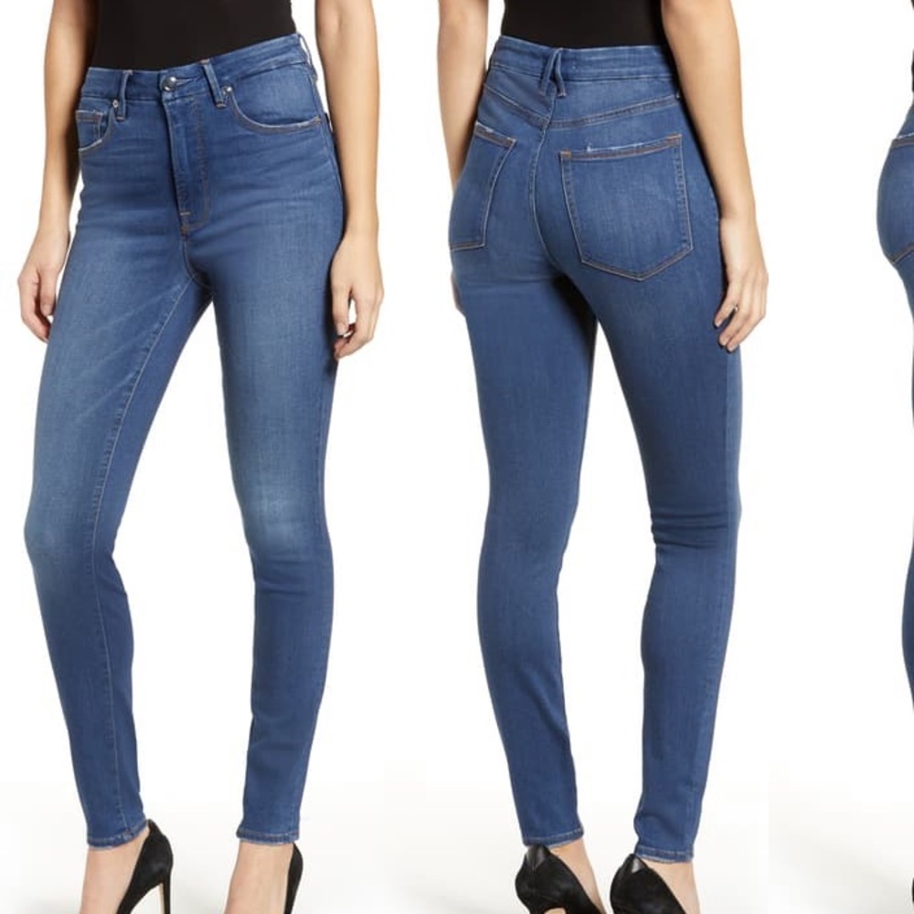 Good American Good Waist High Waist Skinny Jean